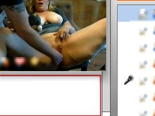 Webcam milf rubs pussy swallows cum 