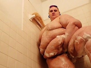 SSBBW soapy shower
