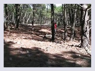 Wife fucked in the woods