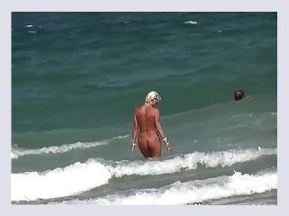 Blonde Milfs Tanning Naked at Beach HD Voyeur HB Cam Video