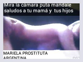 Prostituta Argentina con 5 clientes inseminacion 