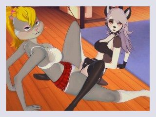 3D HentaiFurryLoona Furry porn Lesbian