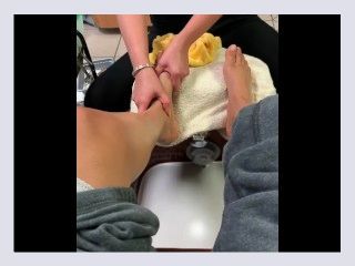 I sucked dick to get my toes done  foot massage