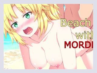 Beach trip with Mordred   Hentai JOI Patreon choice