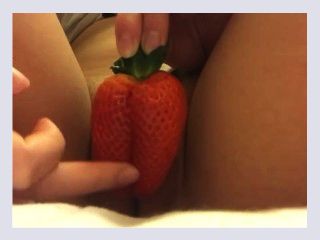 My Strawberry Pussy masturbation