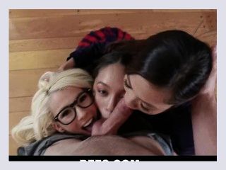 BFFS   Kinky Schoolgirls Get Together For Hot Foursome