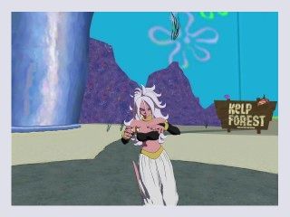 Dragon ball z android 21 doing song instead
