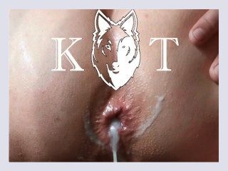 KWolfT   Anal Creampie Compilation Tons of Cum Dripping from Her Tight Ass