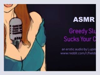 ASMR   Greedy Slut Sucks Your Cock   INTENSE Blowjob   EROTIC AUDIO