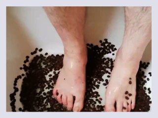 Fun with coffee beans and water
