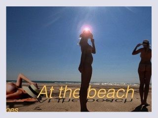 Exhibitionist Wife Beach Voyeur 4k  Fully Nude  Wifey Does