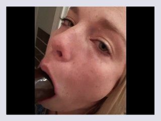 Blonde Gags and Drools POV BBC BJ