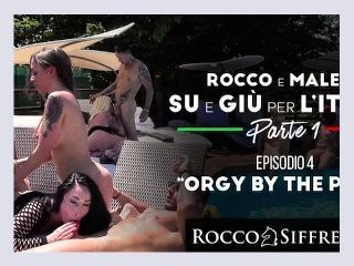 RoccoSiffredi Orgy Party By The Pool