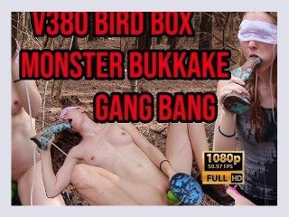 FREE PREVIEW v380 Bird Box Monster Bukkake Gangbang