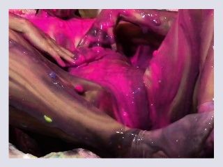 SERIOUSLY Sexy Maid Stripped Slimed Gunged Tease for you WAM