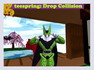 Dragon ball z cell singing a the song groove beat