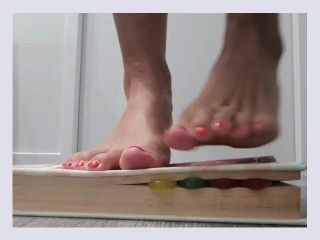 Candy Crushing under Feet