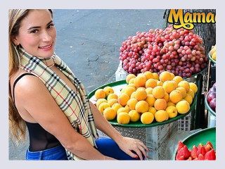 MamacitaZ   Super Hot Colombian Fruit Seller Rides Cock Like a Pornstar