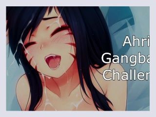 Ahri Gangbang Challenge   Hentai JOI Patreon choice
