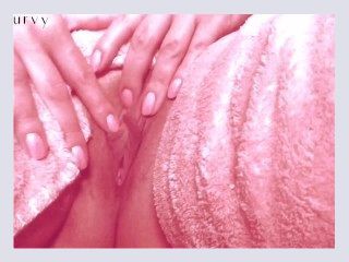 Pussy rubbing with my favorite little pink blanket 