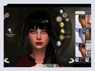 CREATE A SIMS  MINHA OC  THE SIMS 4  CATY BLACKROSE