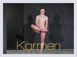 Sexy flexible gymnast Karmen