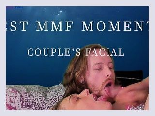 Couples Facial Double BJ Pegging   Best MMF Moments