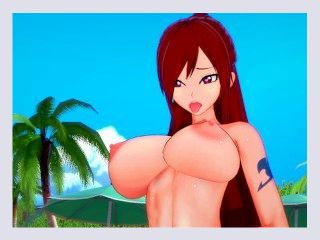 Fairy Tail Erza Scarlet 3d hentai