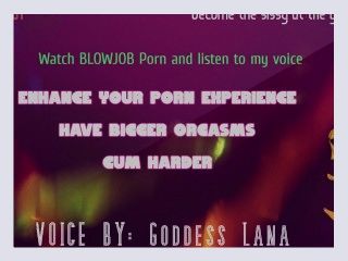 Become the sissy at the glory hole through audio BJ INSTRUCTIONS