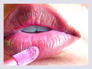 Pink Lips Light Lip Gloss Fetish