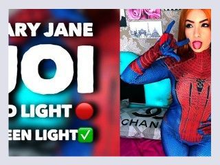MARY JANE   JOI Red Light Green Light Jerk Off Instructions   Spider Man
