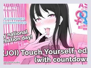 ASMR JOI   Touch yourself with countdown Audio Roleplay