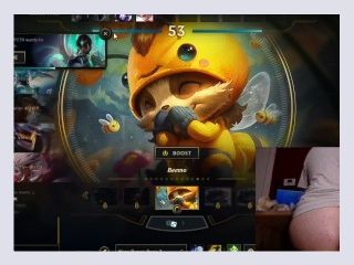 Playing League of Legends with clit sucking toy League of Legends 19 Luna