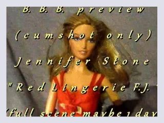 BBBpreview Jennifer Stone Red Lingeriecum only WMV with Slomotion