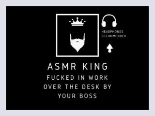 ASMR   Fucked hard over the table by your boss Erotic Audio for her