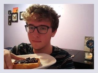 ASMR BLUEBERRY JAM TOAST  WITH WHOLESOME ENDING