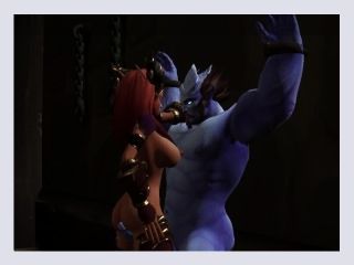 World warcraft porn Alexstrasza was captured in the hands of a gnome