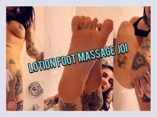 Joanna Angel JOI Foot Fetish Masturbation