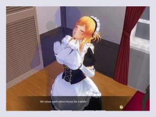 MAID lost her VIRGINITY with her beloved MASTER   Hentai