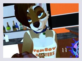 Femboy Hooters Takes Your Order