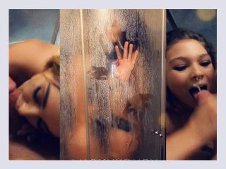 Caught in the Shower With My Hot Friend   Boyfriend Gets His Balls Drained