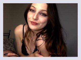 CHATURBATE TEEN BLACK LACE LINGERIE STOCKINGS AND PEARLS BEDROOM LIVESTREAM RECORDING 760