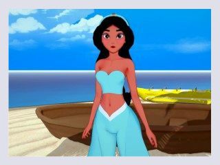 Aladdin   Sex with Jasmine   Disney   3D Hentai