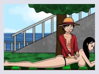 One Slice Of Lust One Piece v16 Part 3 Nico Robin Naked Body Taking Sun