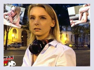 GERMAN SCOUT   CUTE COLLEGE TEEN CANDY SEDUCE TO FUCK AT PICKUP MODEL JOB