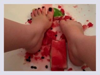 Smashing Watermelon With My Toes