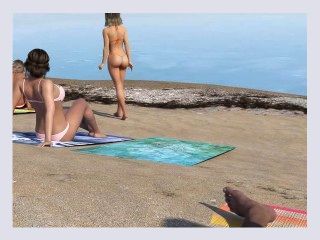The Adventurous Couple Watching Sexy Girls On Nude Beach S2E34