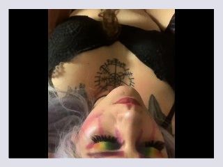 Purple hair hottie blows and gets fucked hard teaser
