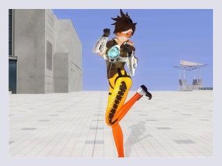 3D HENTAI POV OVERWATCH Tracer fucks you and has many orgasms