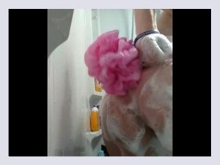 Soapy bitch gets fucked in the shower